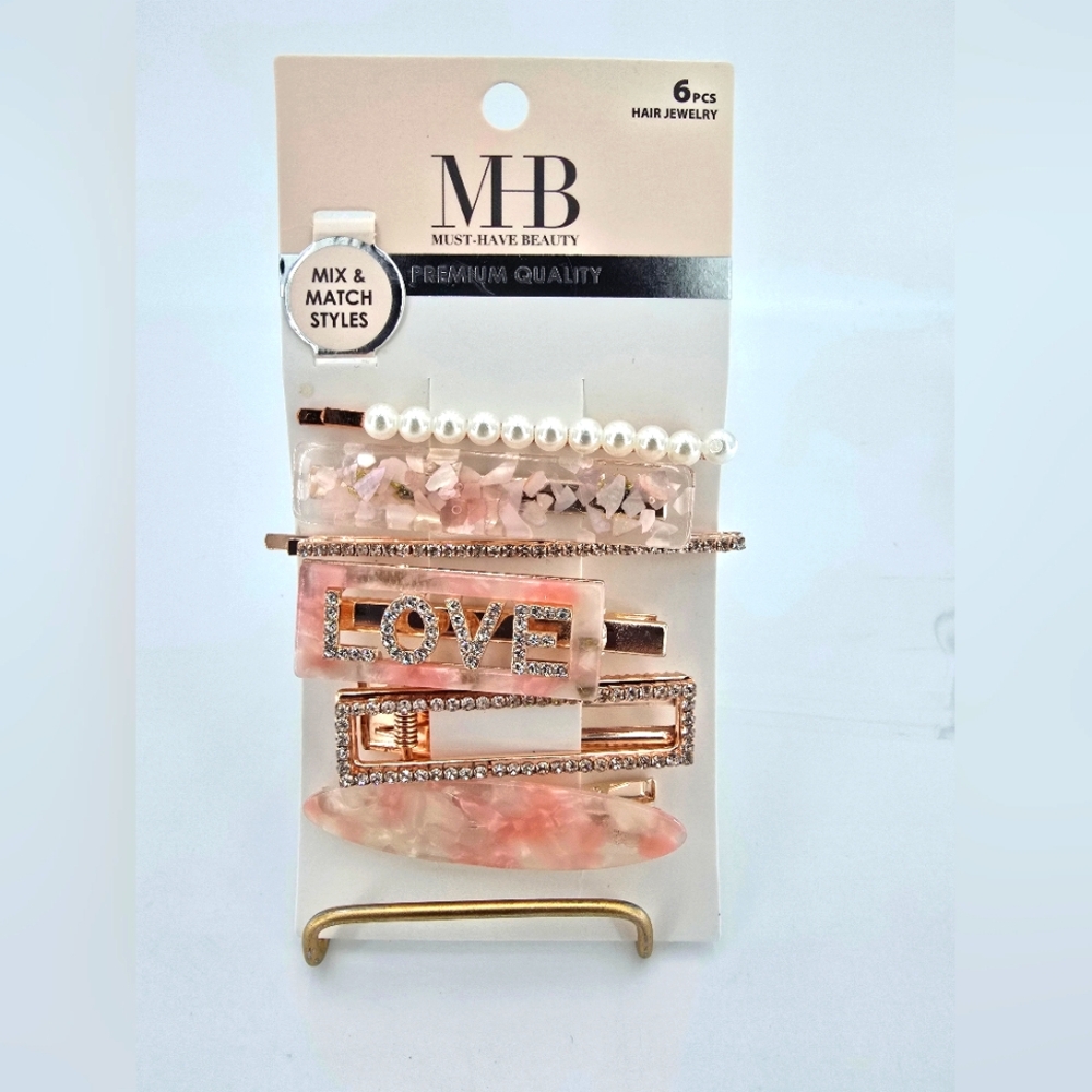 MHB 6 PCs. Hair Jewelry NWT